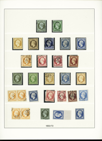 1849-1940, Collection de neufs et d'oblitérés avec