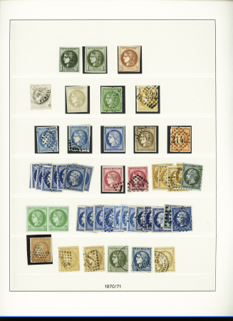 1849-1940, Collection de neufs et d'oblitérés avec
