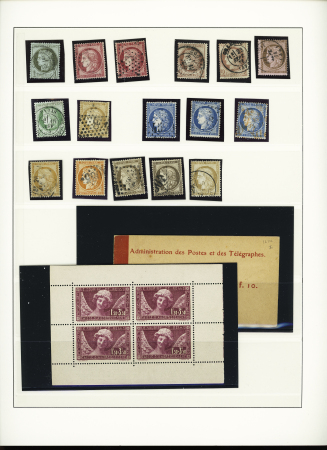 1849-1940, Collection de neufs et d'oblitérés avec