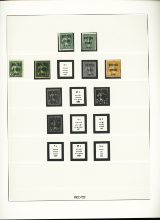 1849-1940, Collection de neufs et d'oblitérés avec