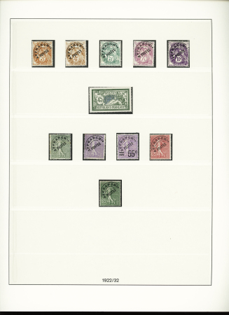 1849-1940, Collection de neufs et d'oblitérés avec