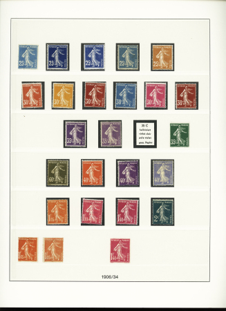 1849-1940, Collection de neufs et d'oblitérés avec