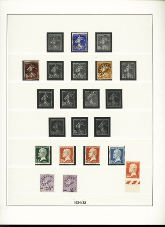1849-1940, Collection de neufs et d'oblitérés avec
