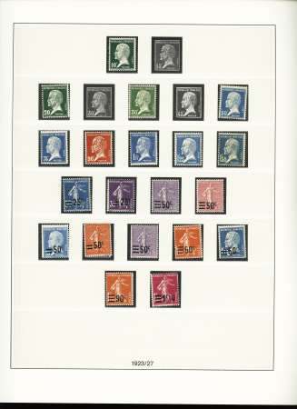 1849-1940, Collection de neufs et d'oblitérés avec