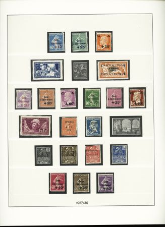 1849-1940, Collection de neufs et d'oblitérés avec