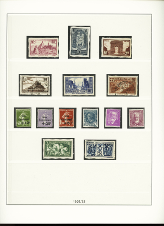 1849-1940, Collection de neufs et d'oblitérés avec