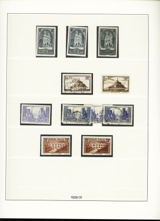 1849-1940, Collection de neufs et d'oblitérés avec