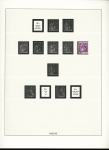 1849-1940, Collection de neufs et d'oblitérés avec