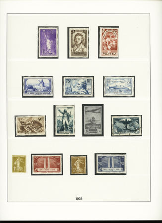 1849-1940, Collection de neufs et d'oblitérés avec