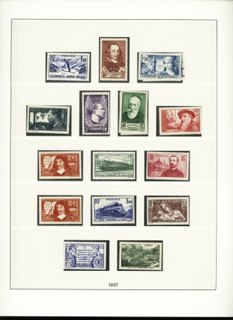 1849-1940, Collection de neufs et d'oblitérés avec