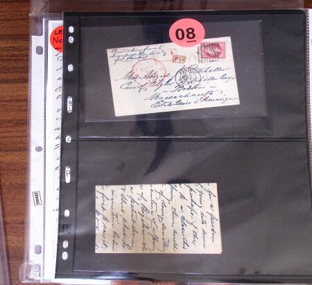 1861-63, Lot de 11 lettres datant de la guerre de Sécession,