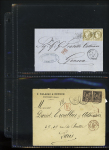 1870-1942, Bel ensemble de 23 lettres des colonies à