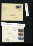 1870-1942, Bel ensemble de 23 lettres des colonies à