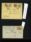 1870-1942, Bel ensemble de 23 lettres des colonies à