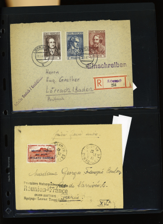 1870-1942, Bel ensemble de 23 lettres des colonies à