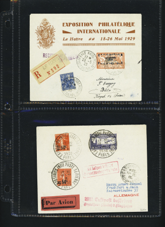 1918-40 Ensemble de 20 lettres et cartes des émissions