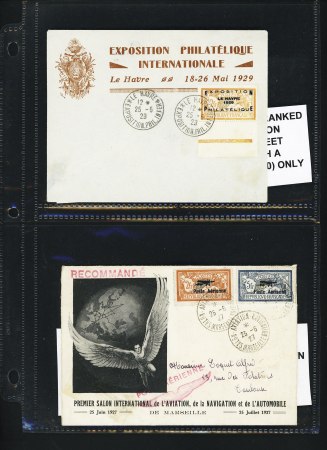 1918-40 Ensemble de 20 lettres et cartes des émissions