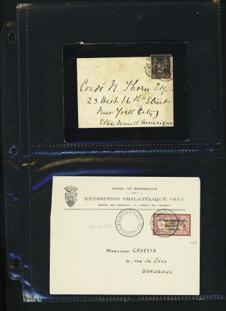 1918-40 Ensemble de 20 lettres et cartes des émissions