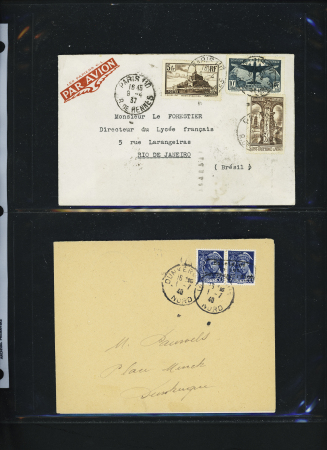 1918-40 Ensemble de 20 lettres et cartes des émissions