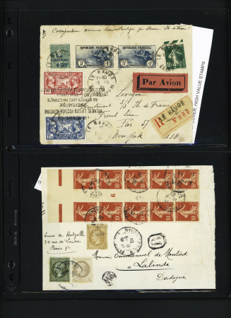 1918-40 Ensemble de 20 lettres et cartes des émissions