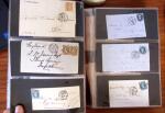 PARIS 1850-1874, Env. 200 lettres en album offrant