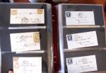 PARIS 1850-1874, Env. 200 lettres en album offrant