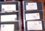 PARIS 1850-1874, Env. 200 lettres en album offrant