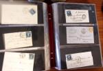 PARIS 1850-1874, Env. 200 lettres en album offrant