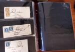 PARIS 1850-1874, Env. 200 lettres en album offrant