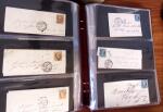 PARIS 1850-1874, Env. 200 lettres en album offrant