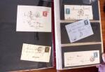 PARIS 1850-1874, Env. 200 lettres en album offrant