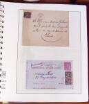 1790-1890, Sélection de lettres dont Départements