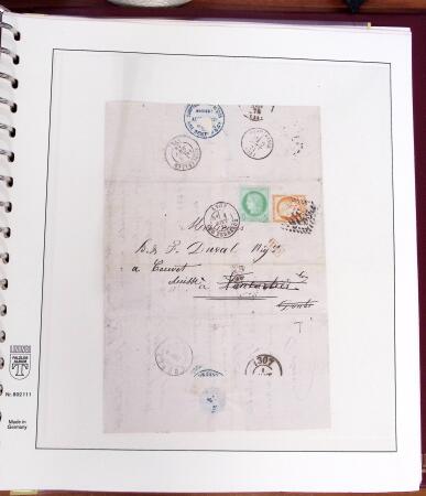 1790-1890, Sélection de lettres dont Départements