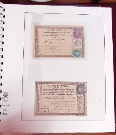 1790-1890, Sélection de lettres dont Départements