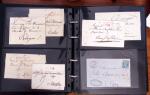 1790-1890, Sélection de lettres dont Départements
