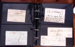 1790-1890, Sélection de lettres dont Départements