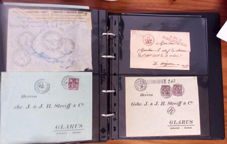1790-1890, Sélection de lettres dont Départements