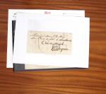 1790-1890, Sélection de lettres dont Départements