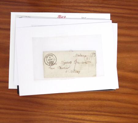 1790-1890, Sélection de lettres dont Départements