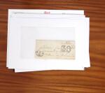 1790-1890, Sélection de lettres dont Départements