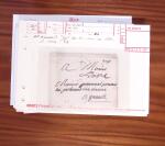 1790-1890, Sélection de lettres dont Départements