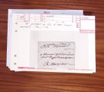 1790-1890, Sélection de lettres dont Départements