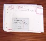 1790-1890, Sélection de lettres dont Départements