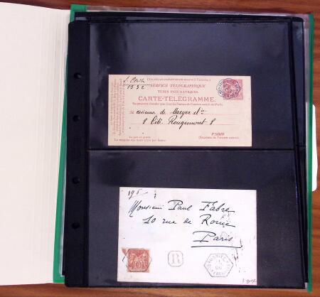1790-1890, Sélection de lettres dont Départements