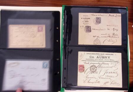 1790-1890, Sélection de lettres dont Départements