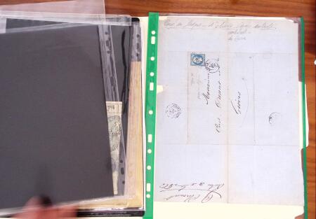 1790-1890, Sélection de lettres dont Départements