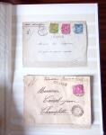 1876-1900, Intéressante sélection de lettres au Type