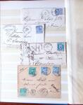 1876-1900, Intéressante sélection de lettres au Type