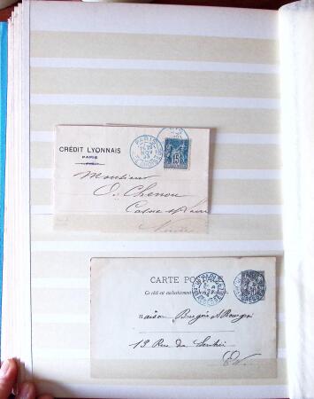 1876-1900, Intéressante sélection de lettres au Type