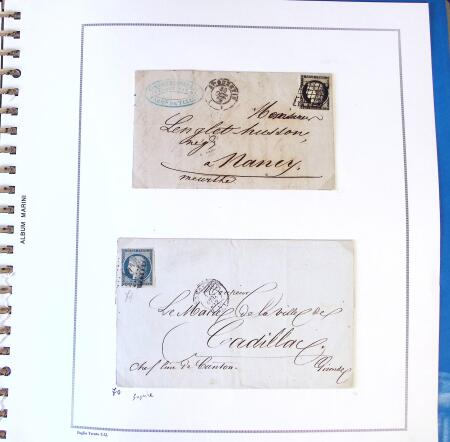 1849-1939, Collection spécialisée sur les oblitérations